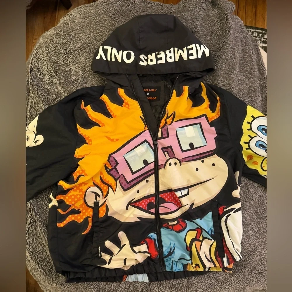 MEMBERS ONLY Men’s Nickelodeon Graphic Windbreaker